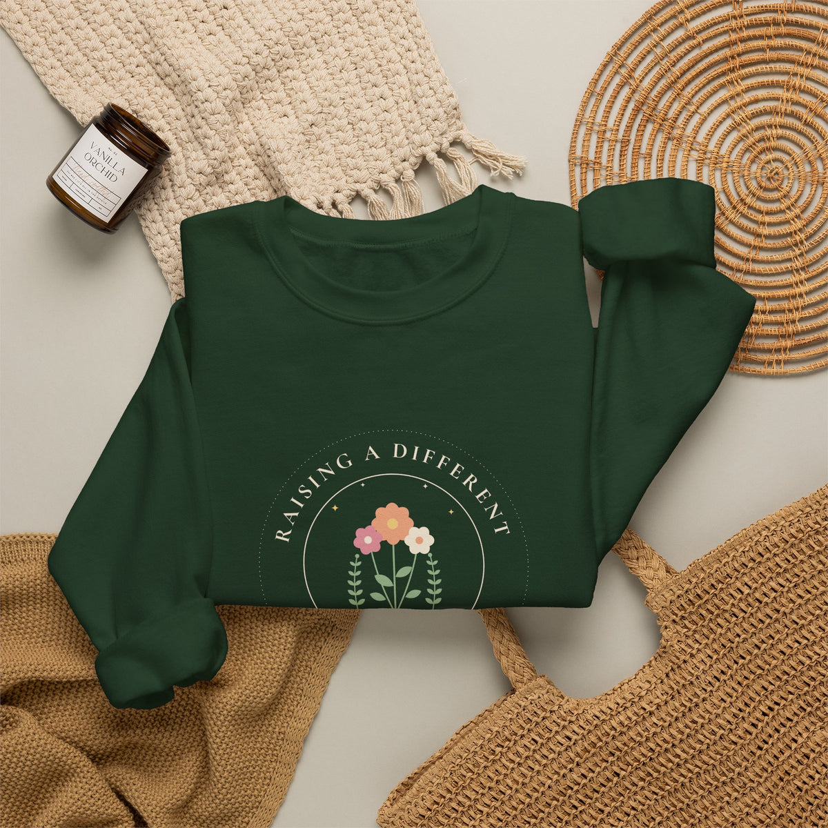 Raising a Different Kind of Wonderful Crewneck Sweatshirt