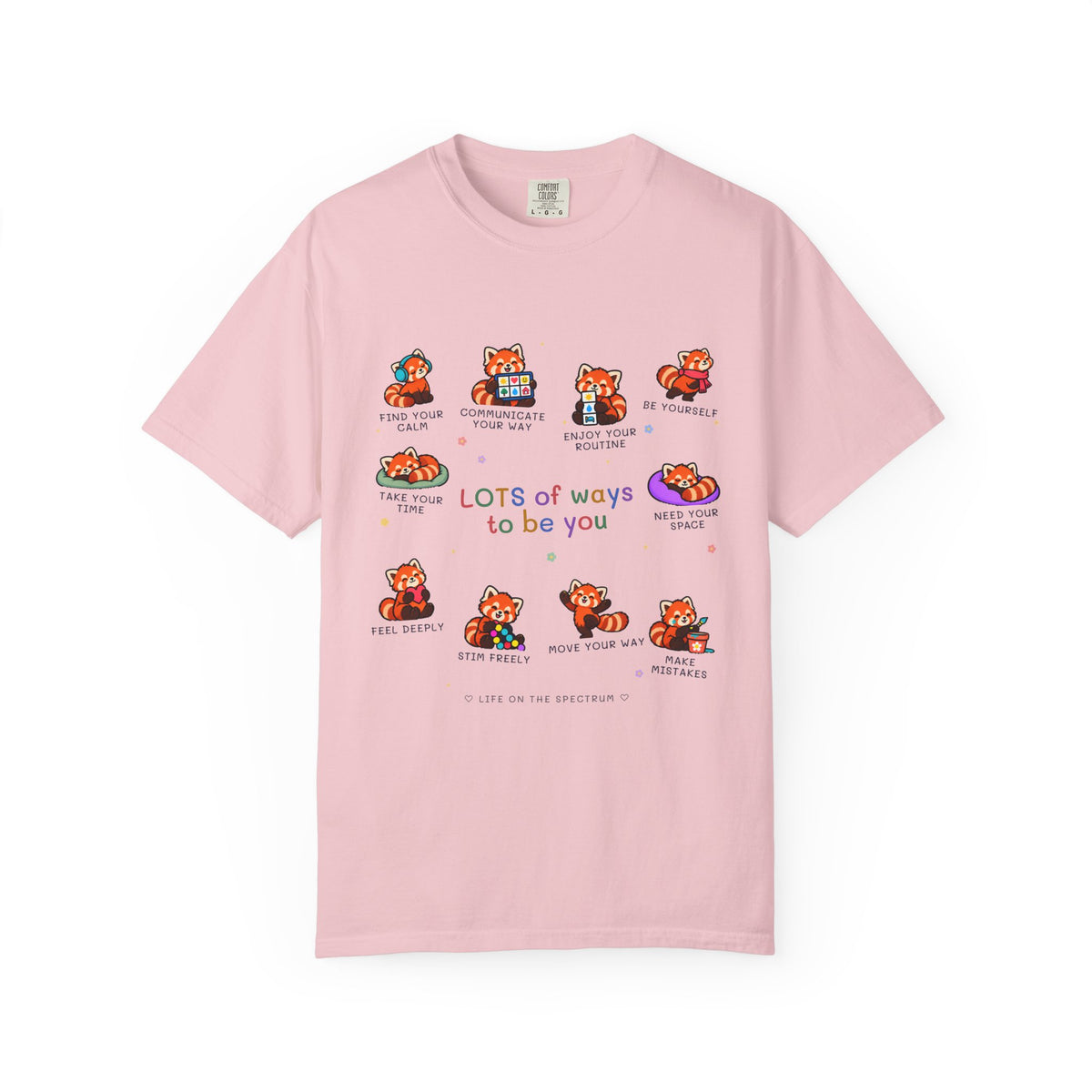 Lots of Ways to Be You Red Panda Tee