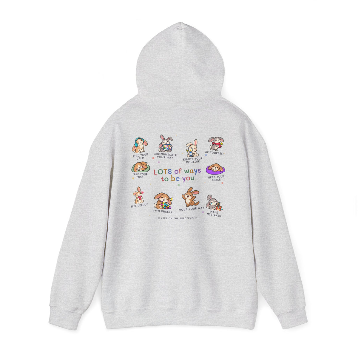 Lots of Ways to Be You Bunny Hoodie
