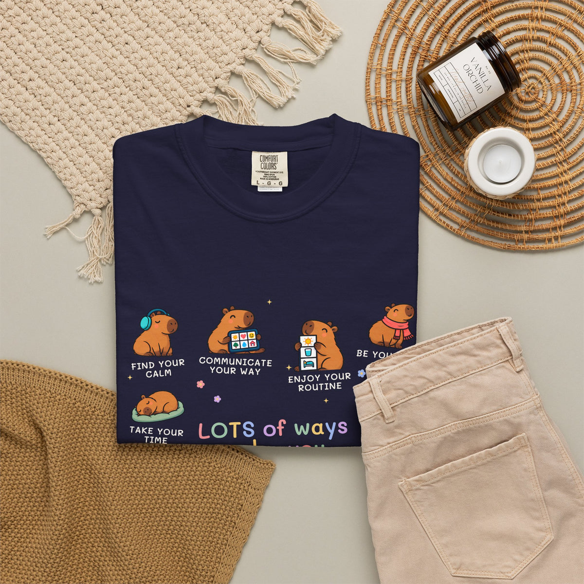 Lots of Ways to Be You Capybara Tee