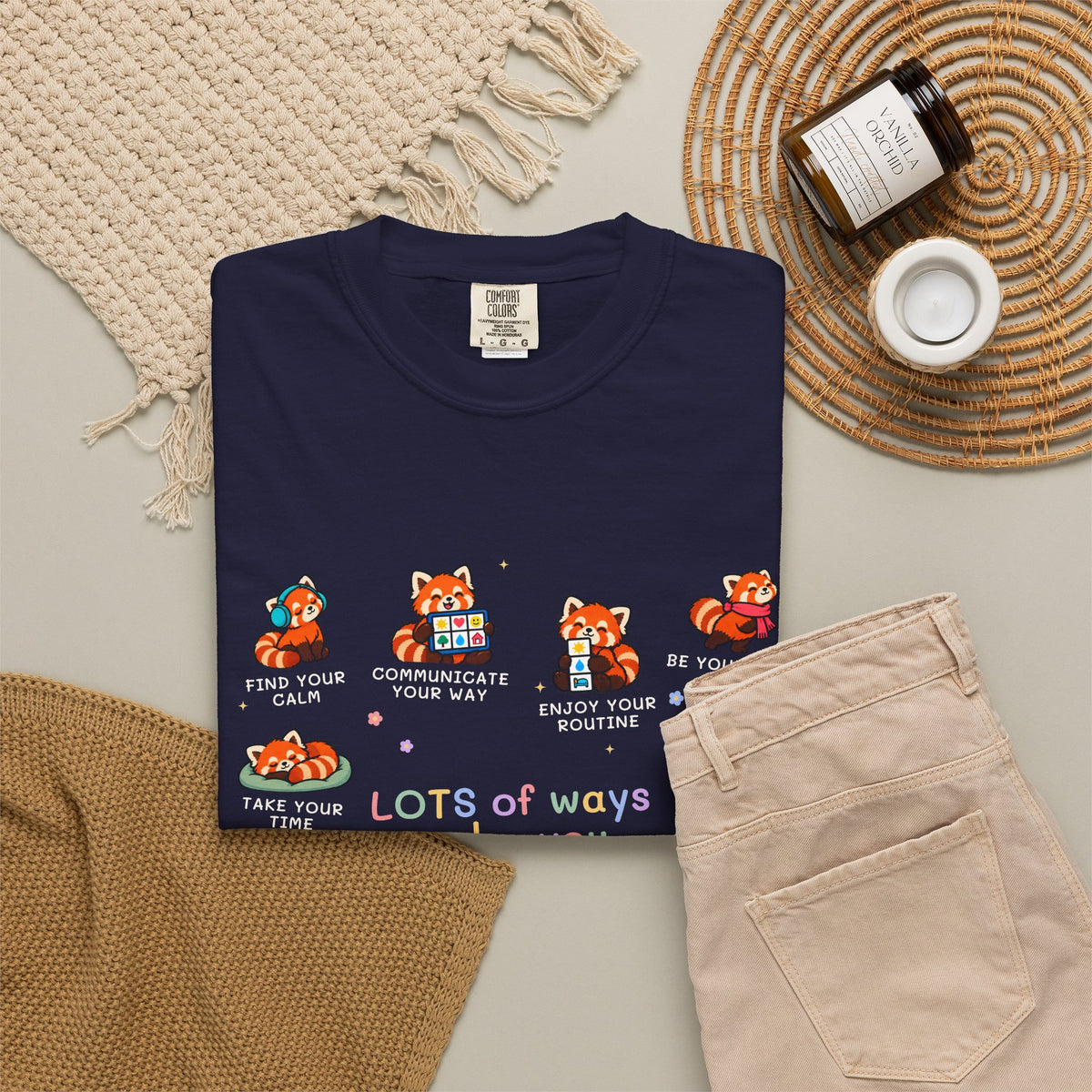 Lots of Ways to Be You Red Panda Tee