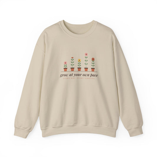 Grow at Your Own Pace Crewneck Sweatshirt