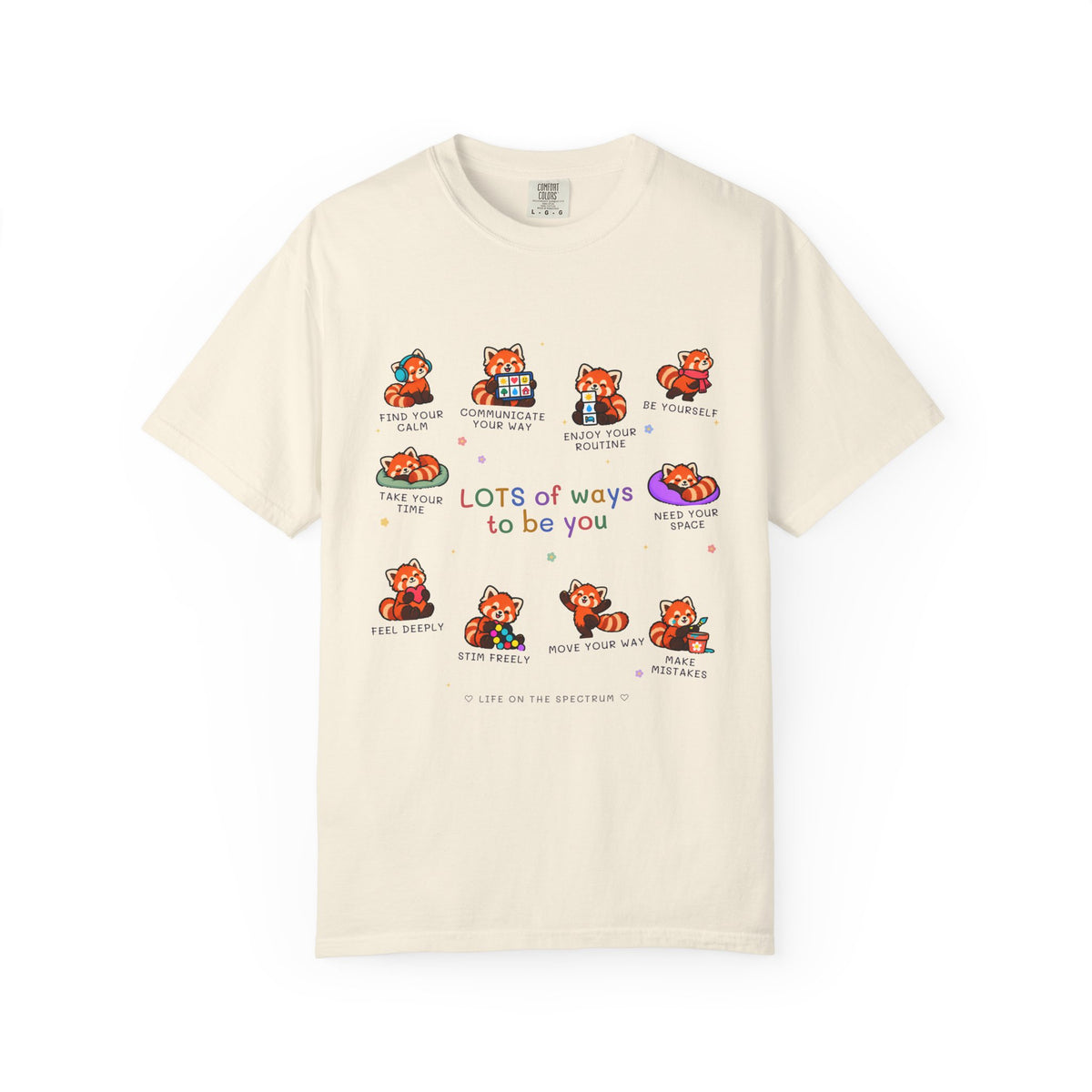 Lots of Ways to Be You Red Panda Tee