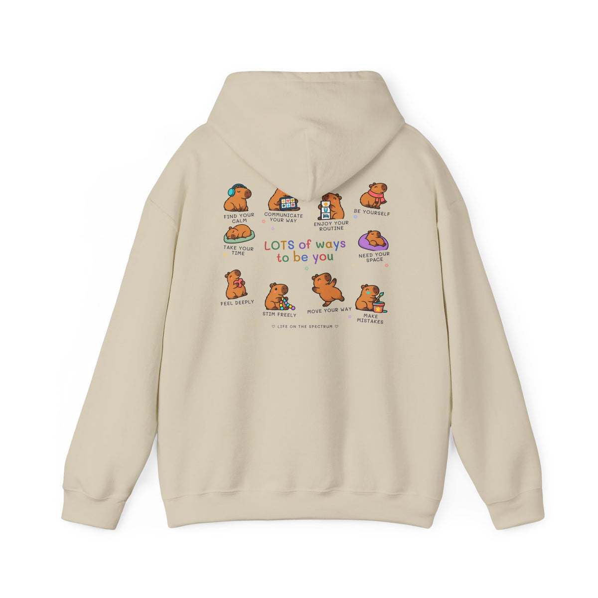 Lots of Ways to Be You Capybara Hoodie