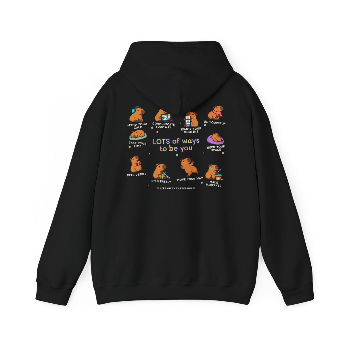 Lots of Ways to Be You Capybara Hoodie