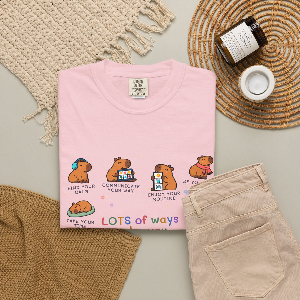 Lots of Ways to Be You Capybara Tee