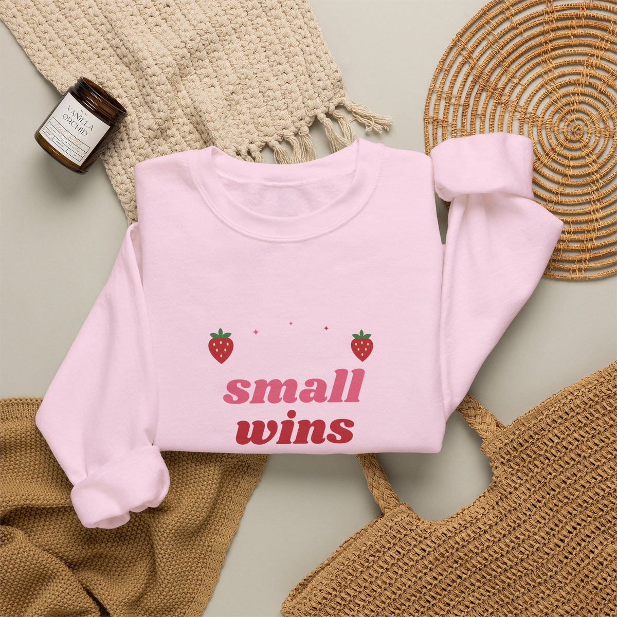 Small Wins Are Still Wins Crewneck Sweatshirt