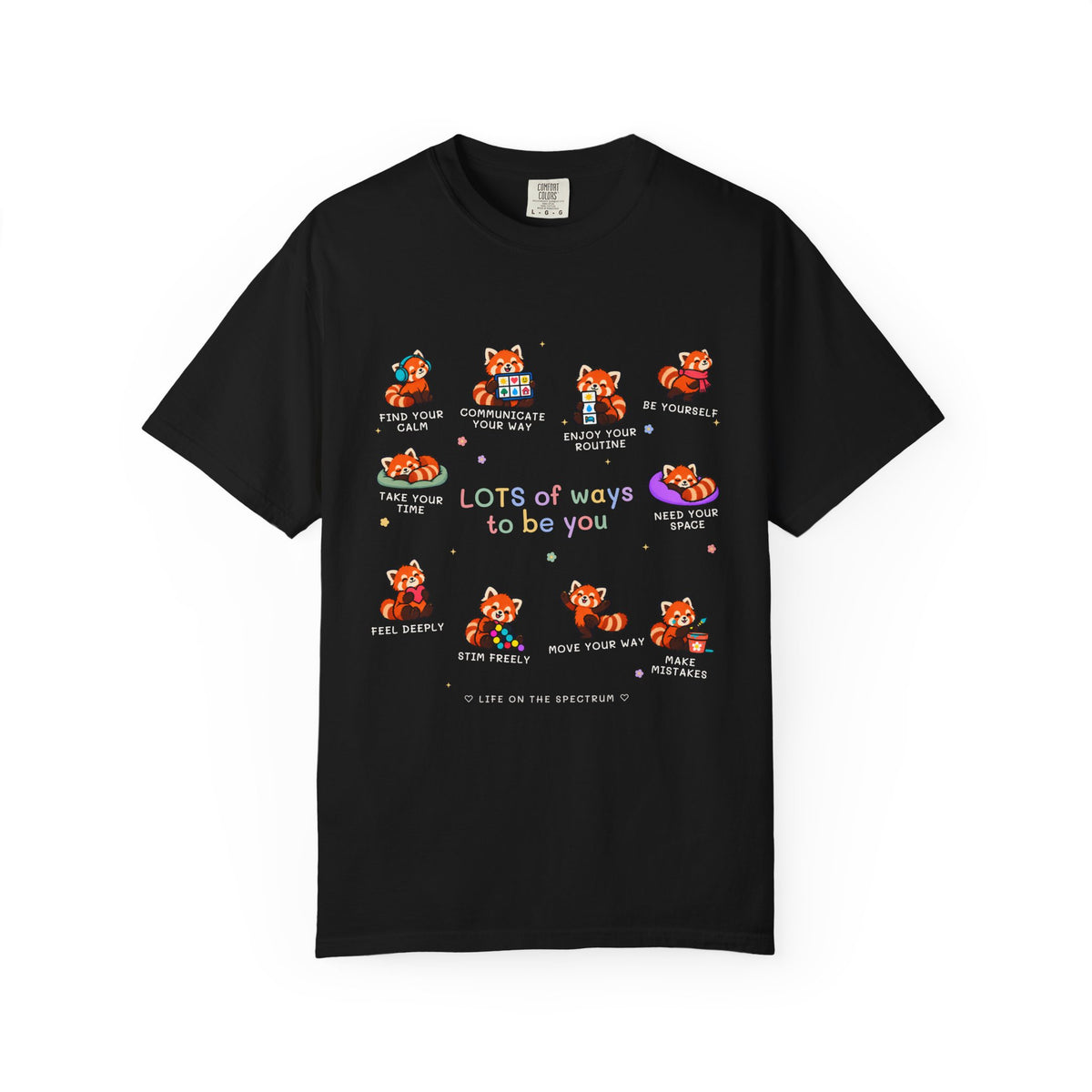 Lots of Ways to Be You Red Panda Tee