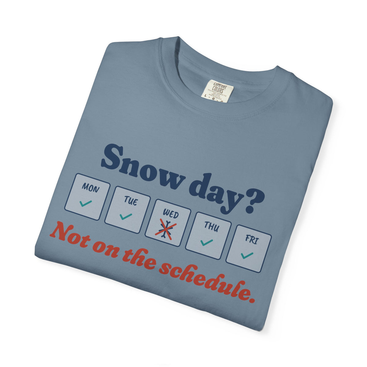 Snow Day, Not on the Schedule Tee