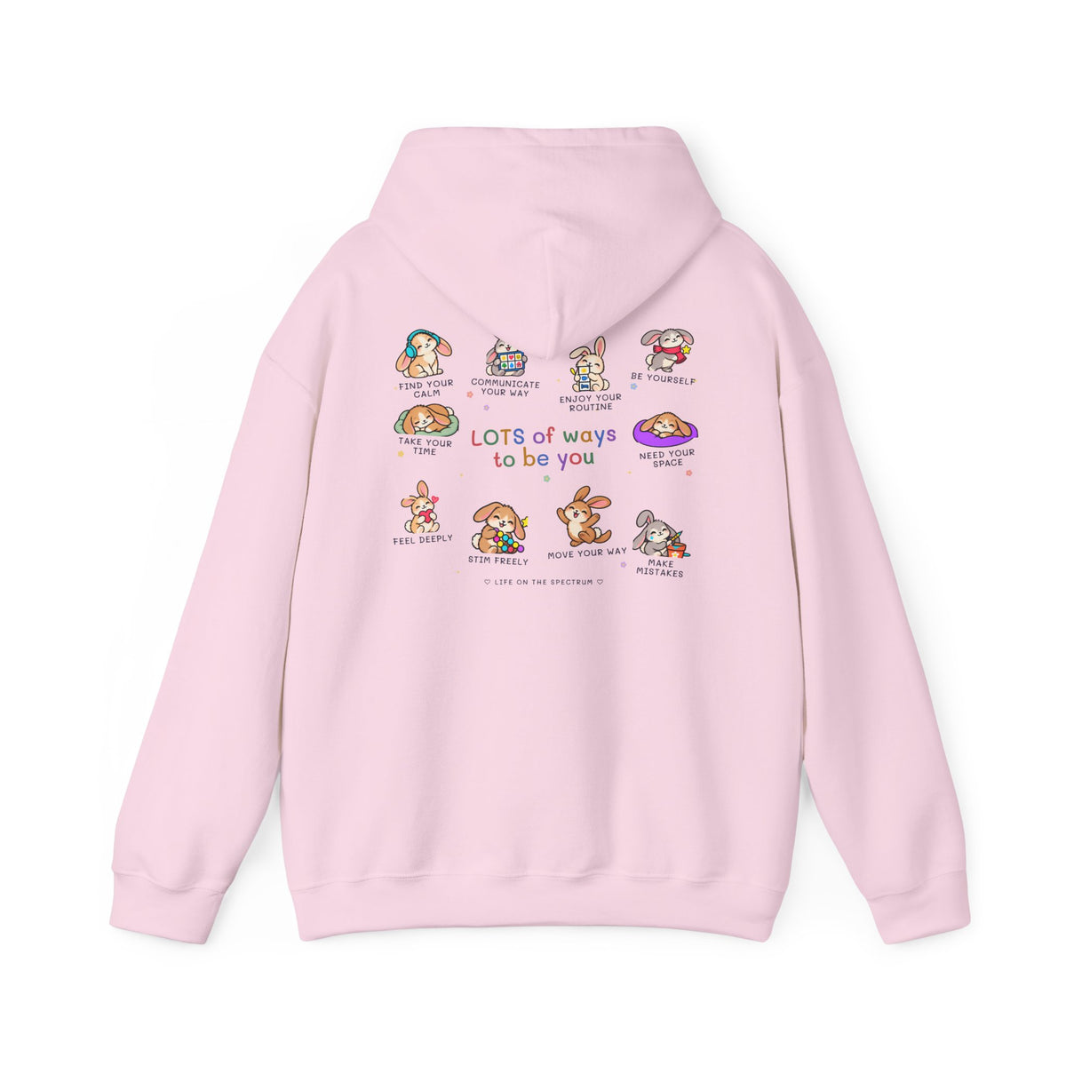 Lots of Ways to Be You Bunny Hoodie