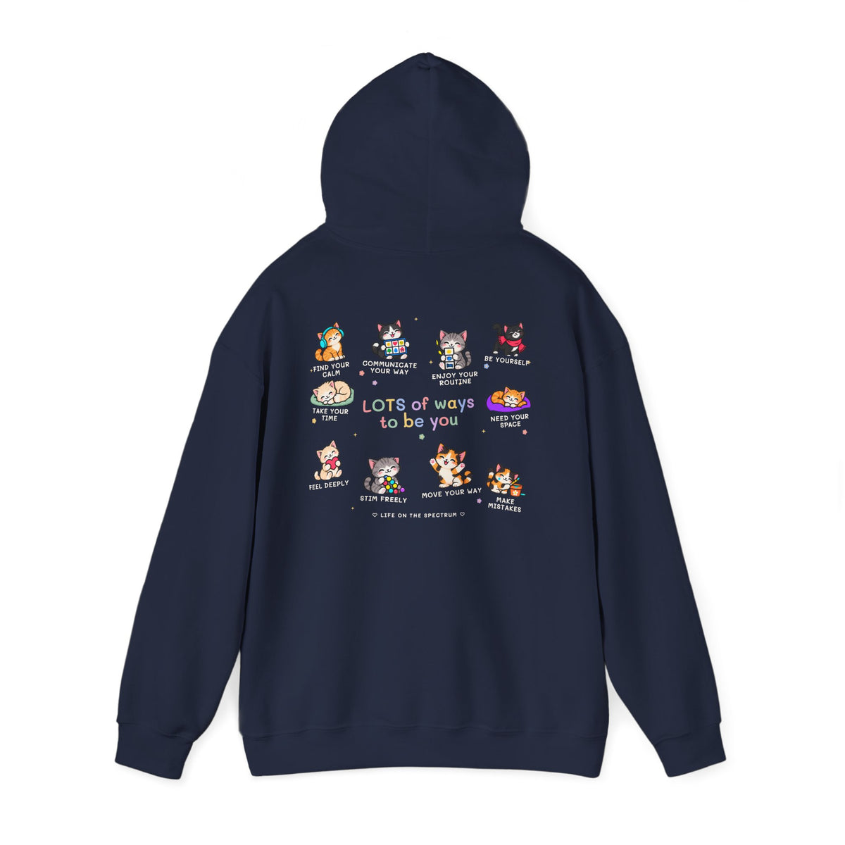 Lots of Ways to Be You Kitten Hoodie