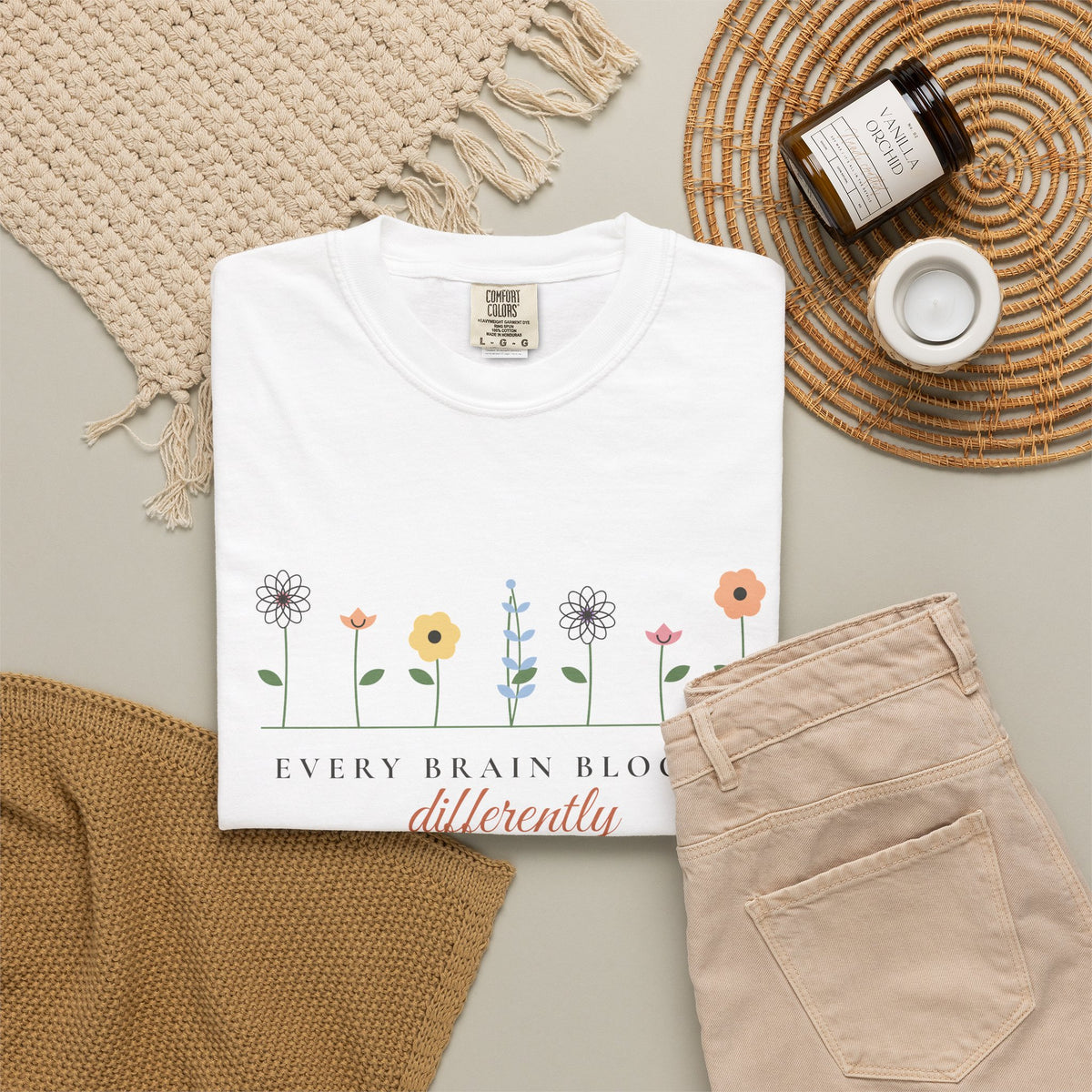 Every Brain Blooms Differently Tee