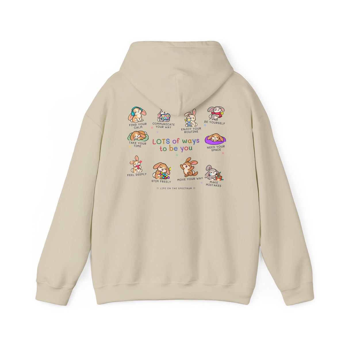Lots of Ways to Be You Bunny Hoodie