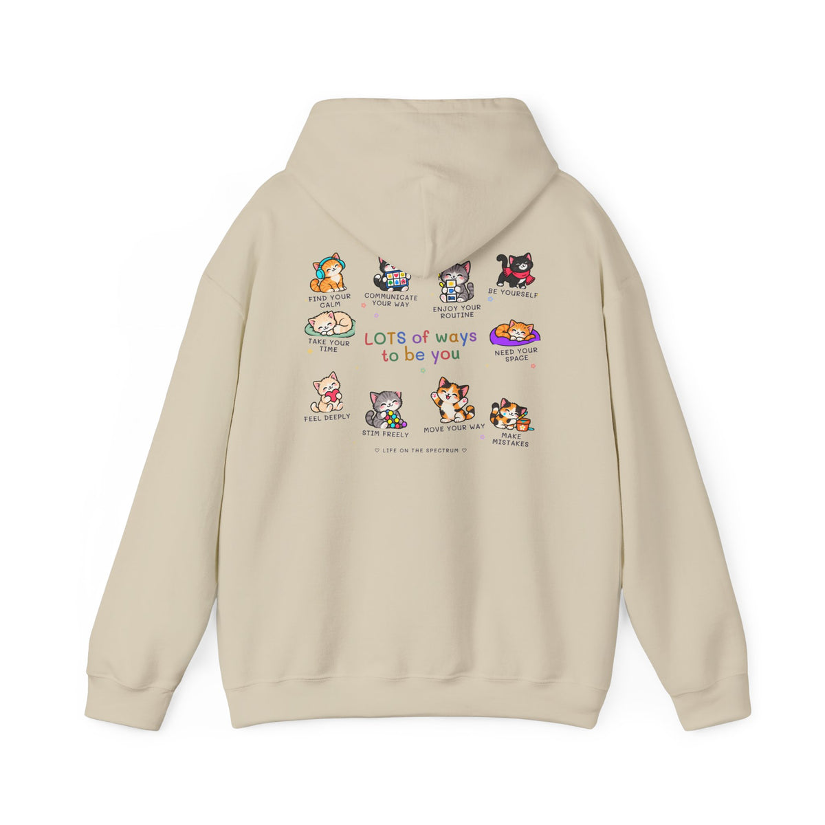 Lots of Ways to Be You Kitten Hoodie