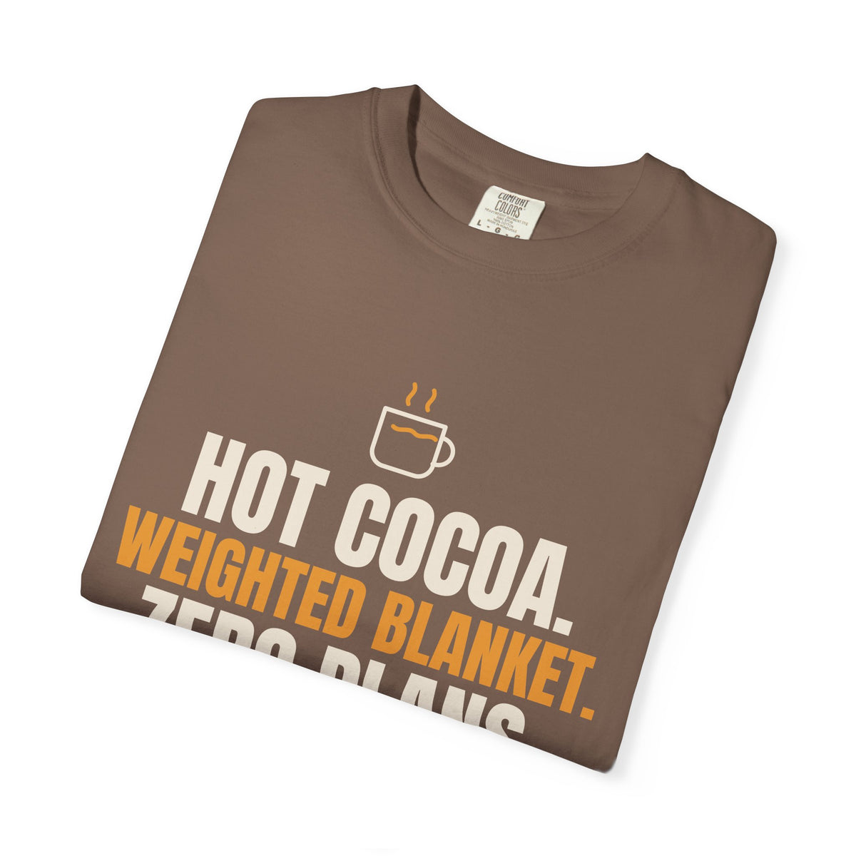 Cocoa, Weighted Blanket, Zero Plans Tee