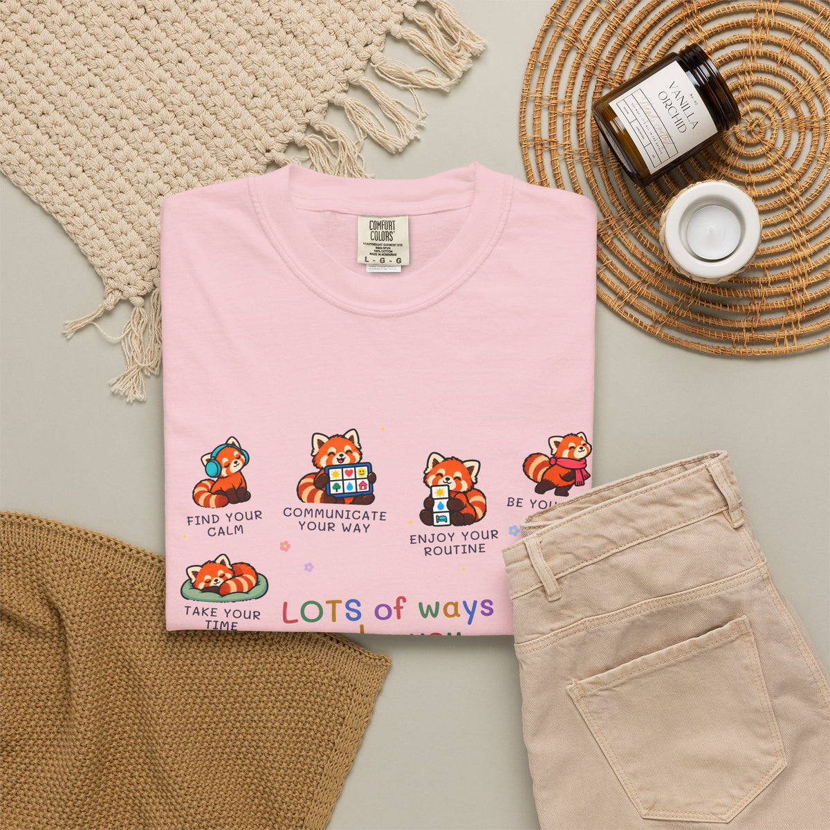 Lots of Ways to Be You Red Panda Tee