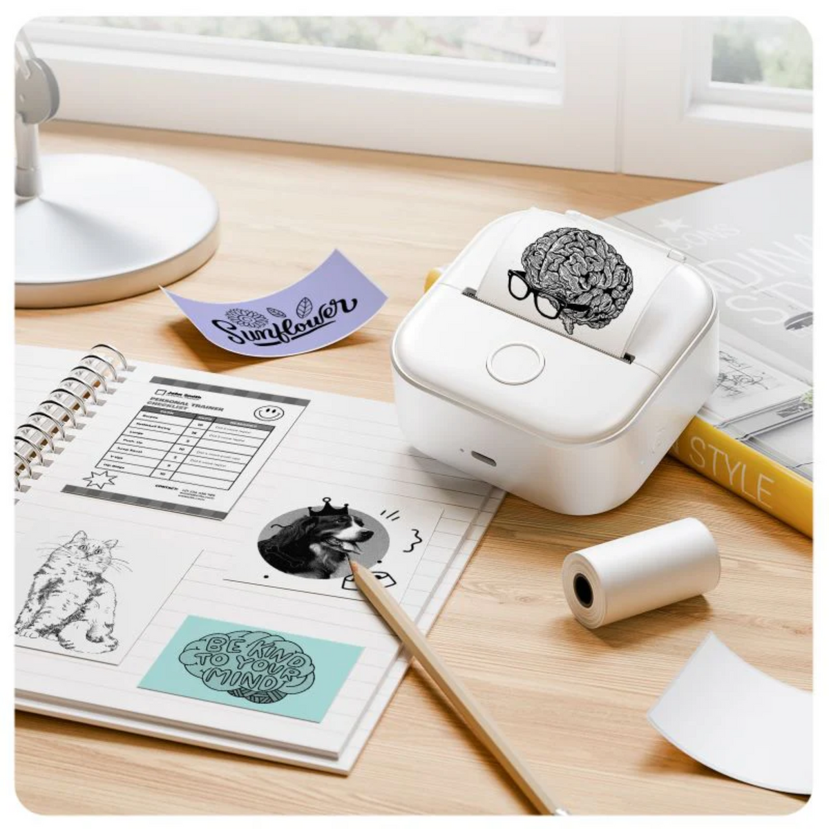 Portable Visual Printer- Inkless Technology