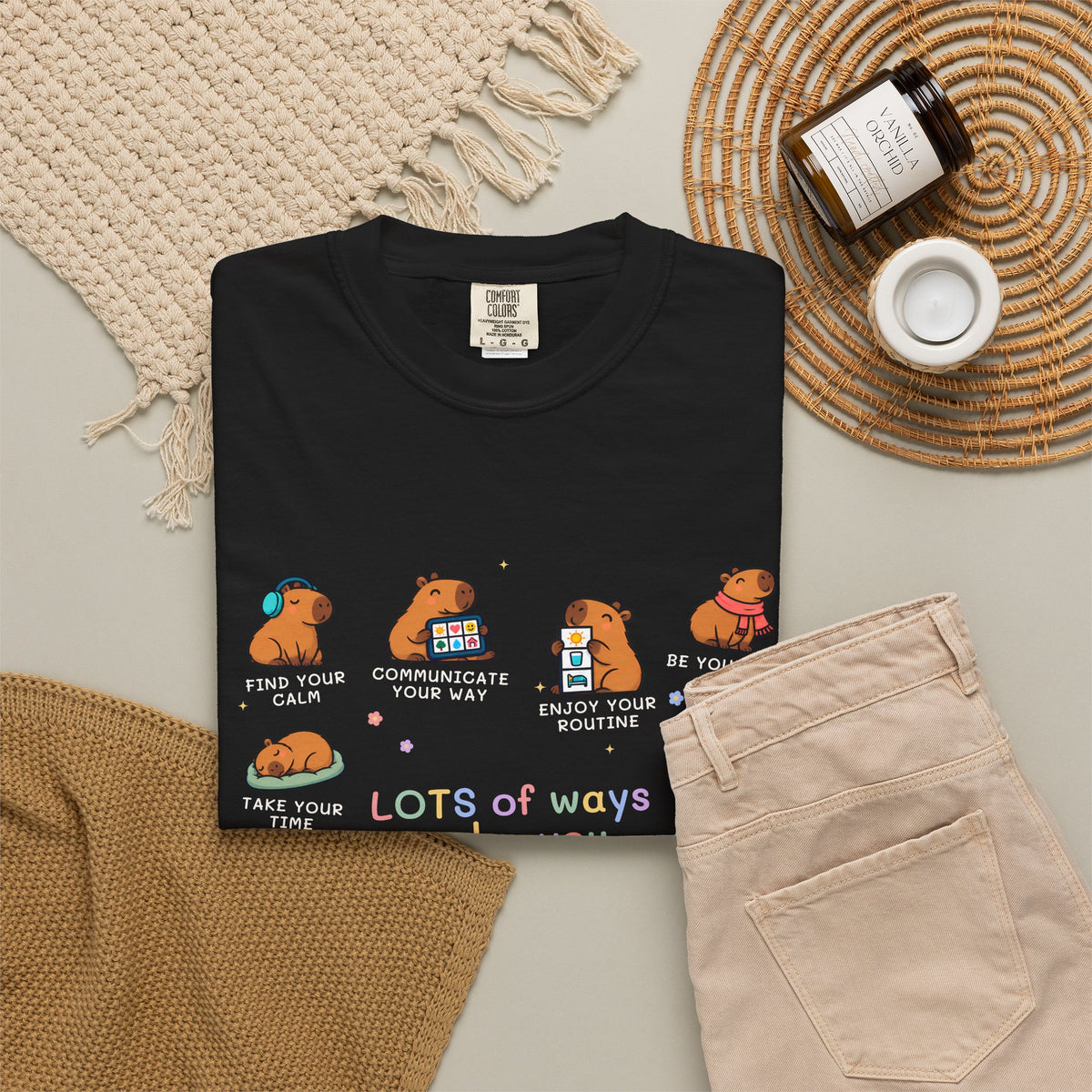Lots of Ways to Be You Capybara Tee