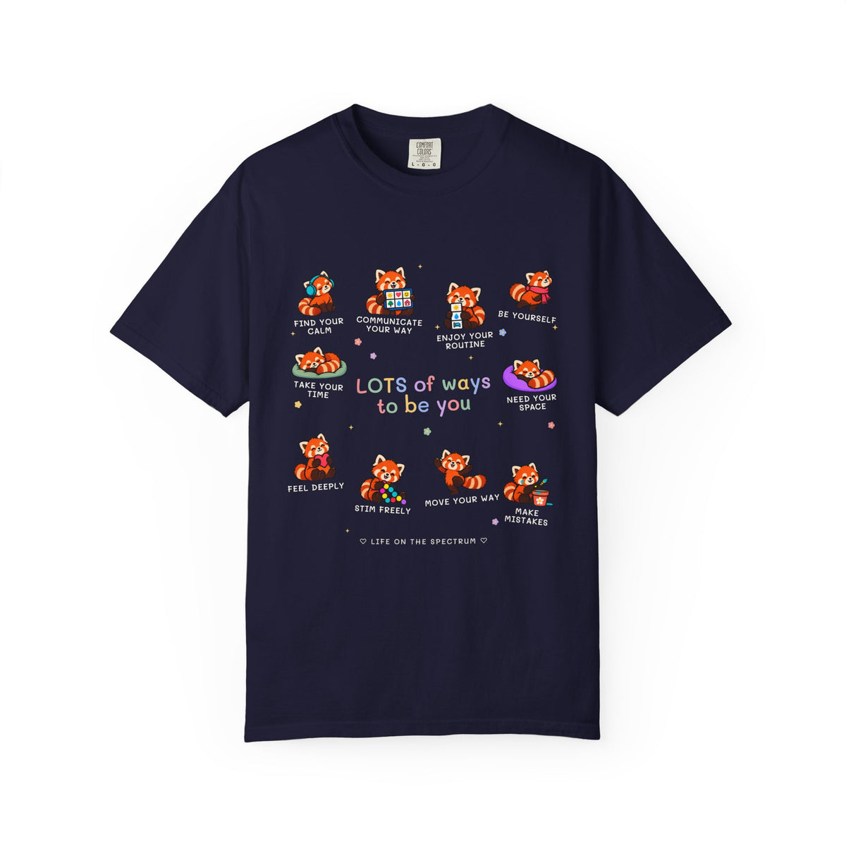 Lots of Ways to Be You Red Panda Tee