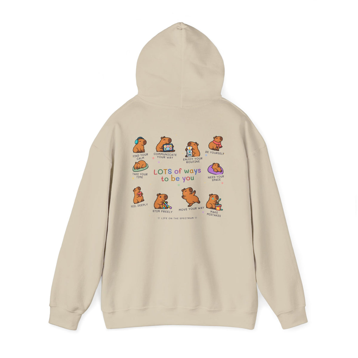 Lots of Ways to Be You Capybara Hoodie