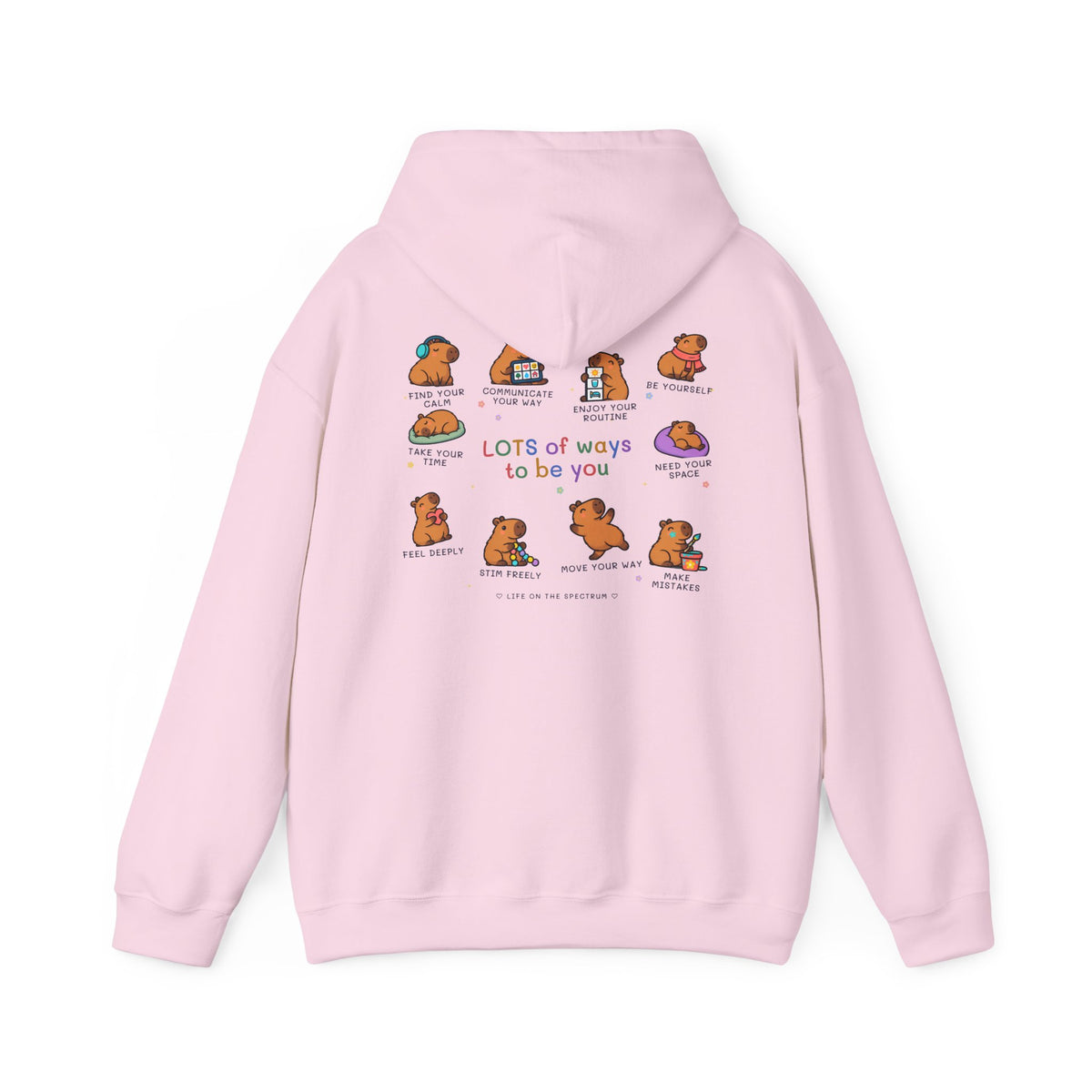 Lots of Ways to Be You Capybara Hoodie