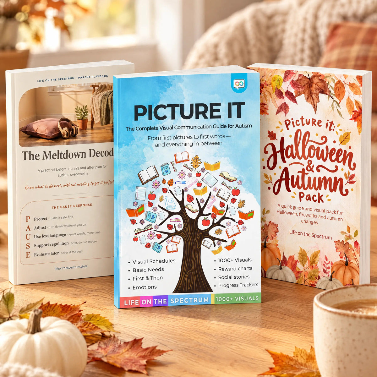 The Parent Playbook Bundle: Picture It + The Meltdown Decoder + Free Halloween & Autumn Pack