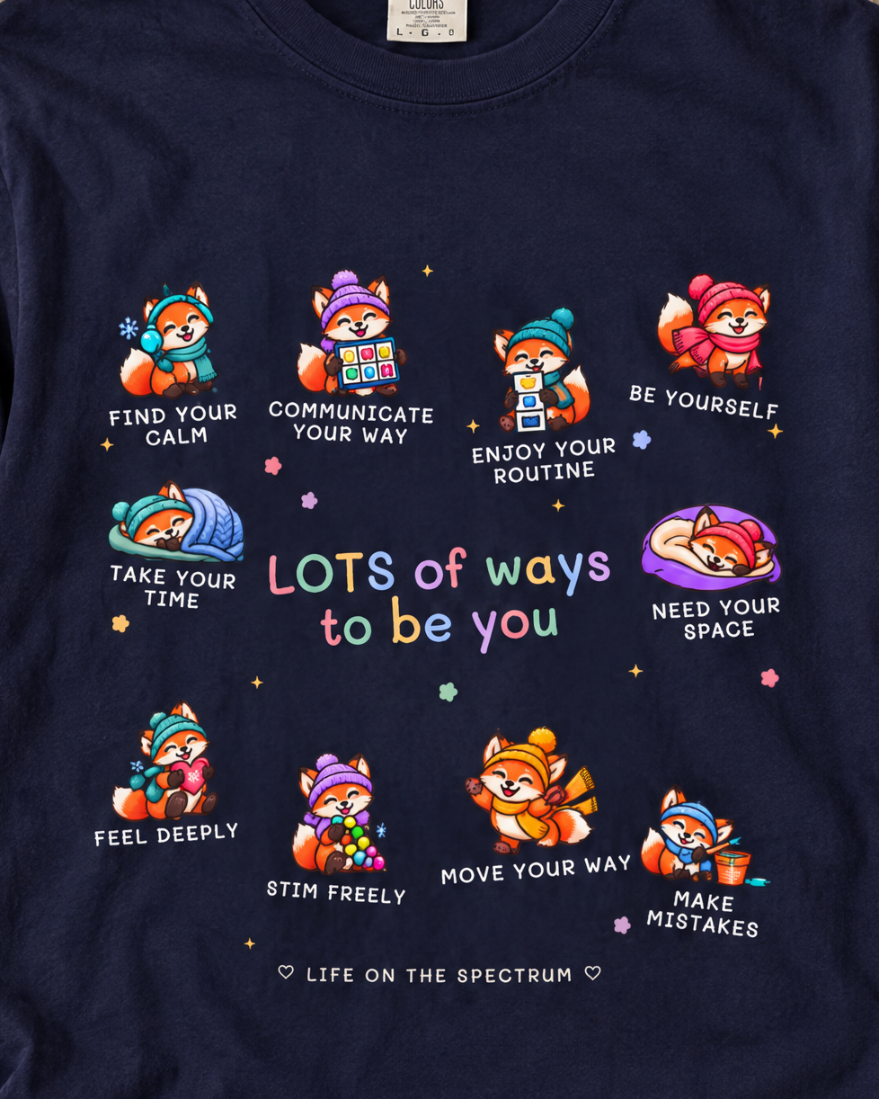 Lots of Ways to Be You Fox Tee