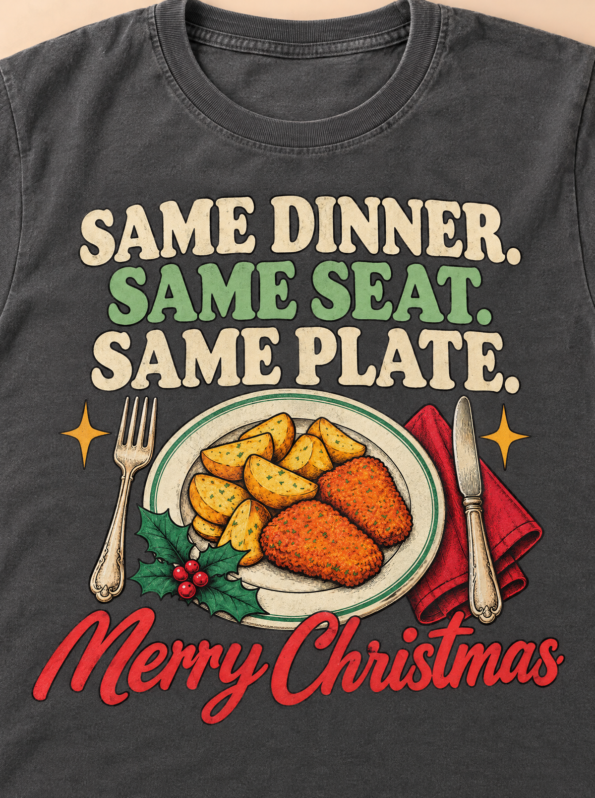 Same Plate Christmas Tee